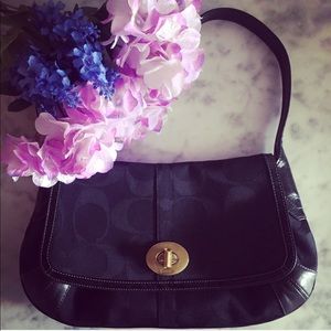 Authentic Coach Classic Black Shoulder Bag